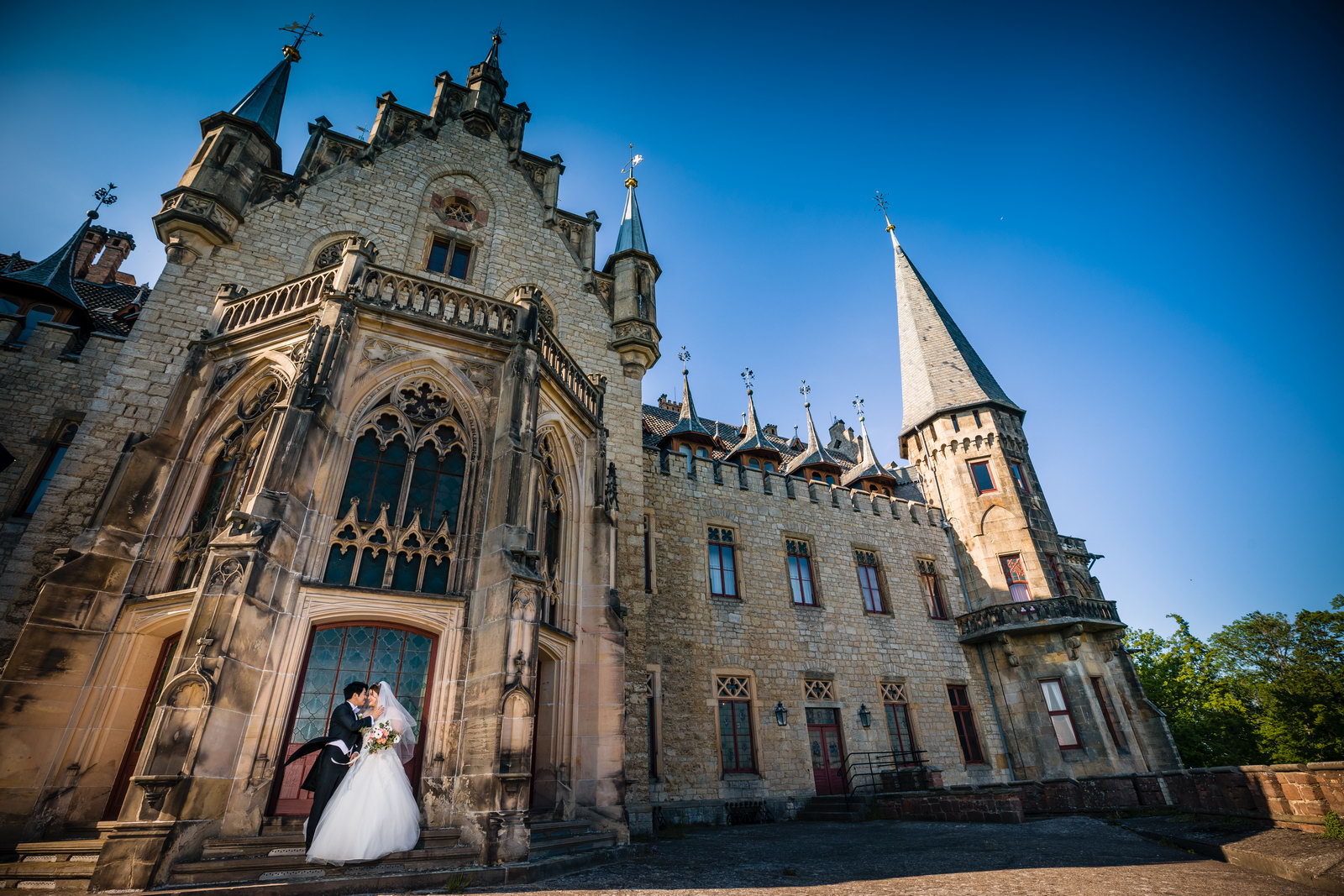 Hochzeitsfotos im Schloss Marienburg, Pattensen bei Hannover