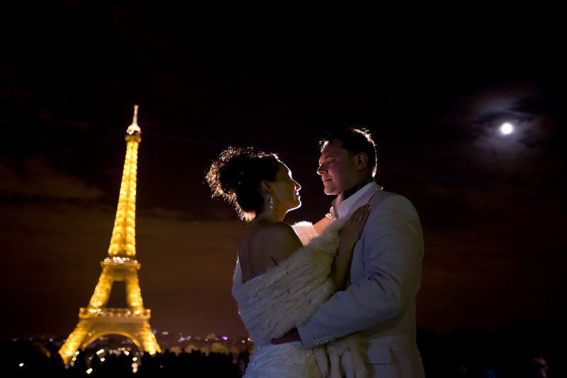 Paris Fotoportraits bei Nacht