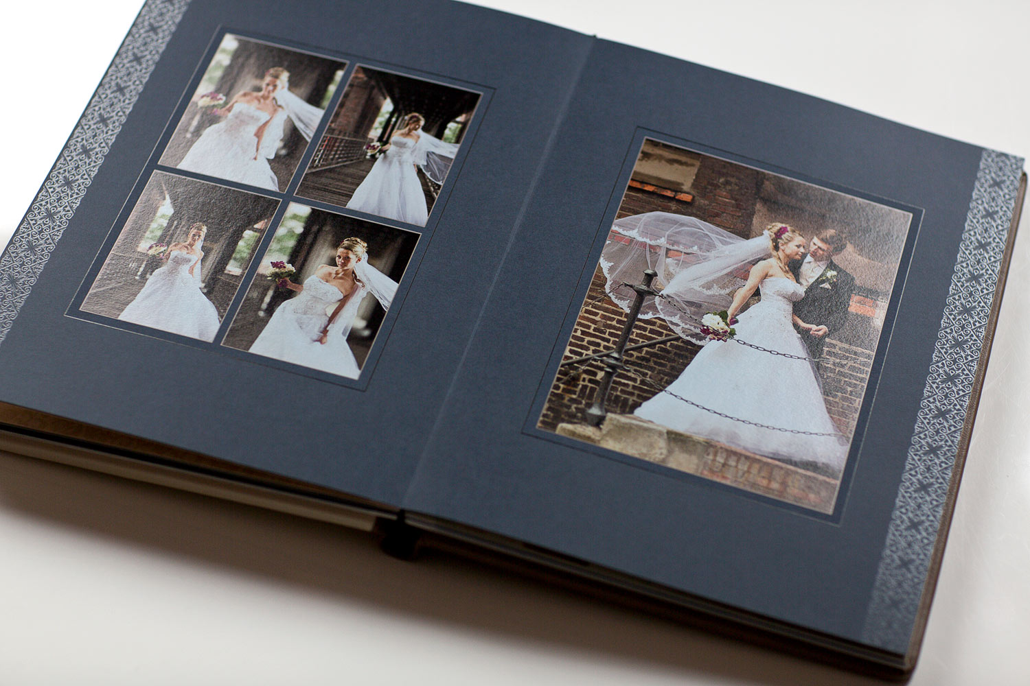 Luxus-Hochzeitsalbum mit Volumendruck