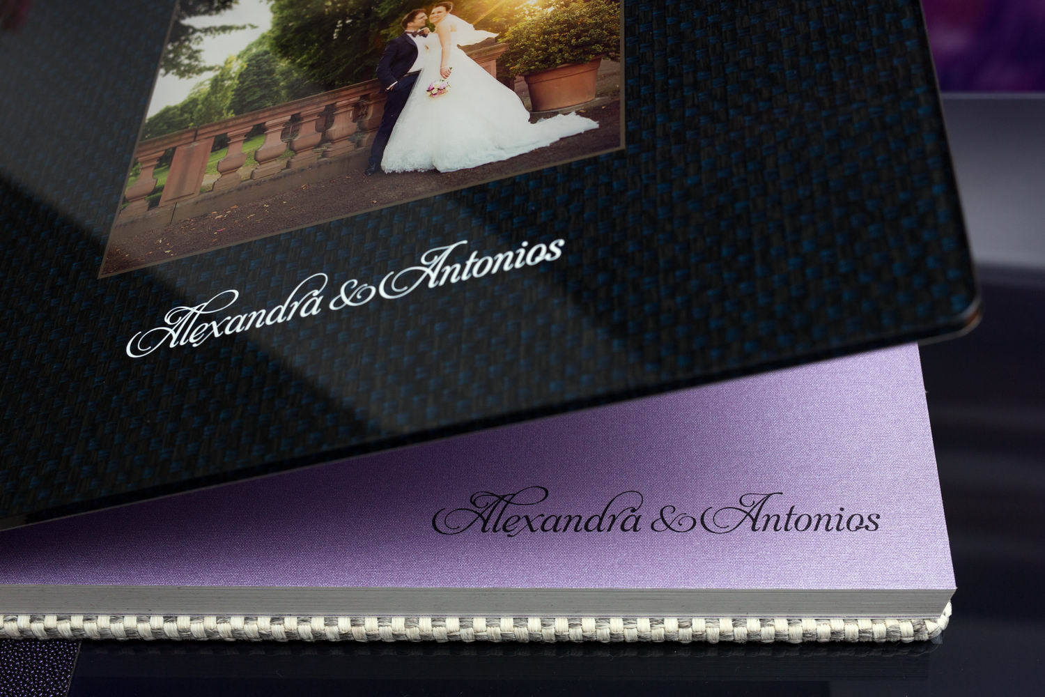 Hochzeitsalbum mit individuellem Vorsatzblatt