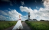 Hochzeitsportrait mit Lichtturm auf Sylt