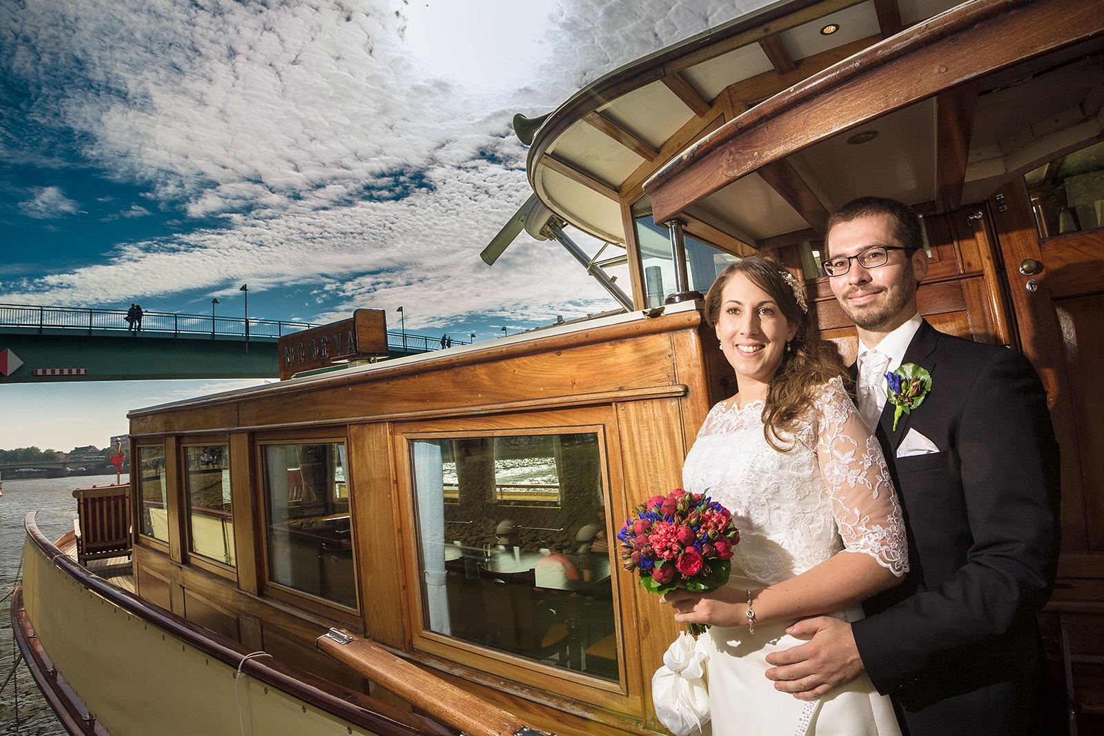 Hochzeitsportraits auf Nedeva Schiff in Bremen