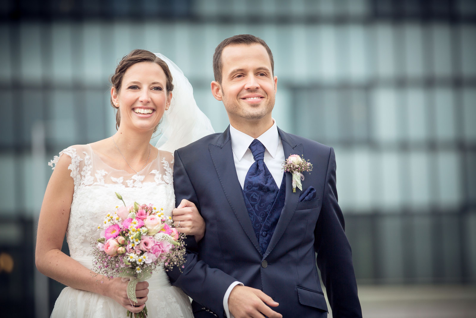 Hochzeitsfotos im Hafen Düsseldorf