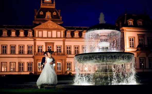 Hochzeitsfotograf Frankfurt, Hochzeitsfotos im Schloss Philippsruhe