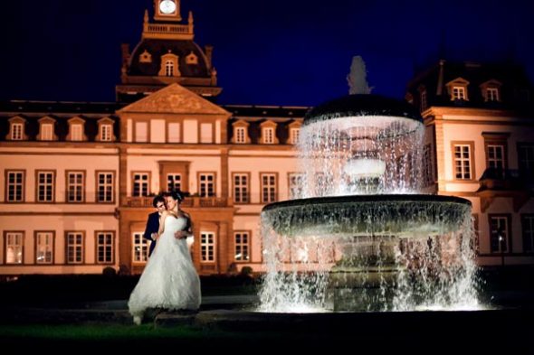 Hochzeitsfotograf Frankfurt, Hochzeitsfotos im Schloss Philippsruhe