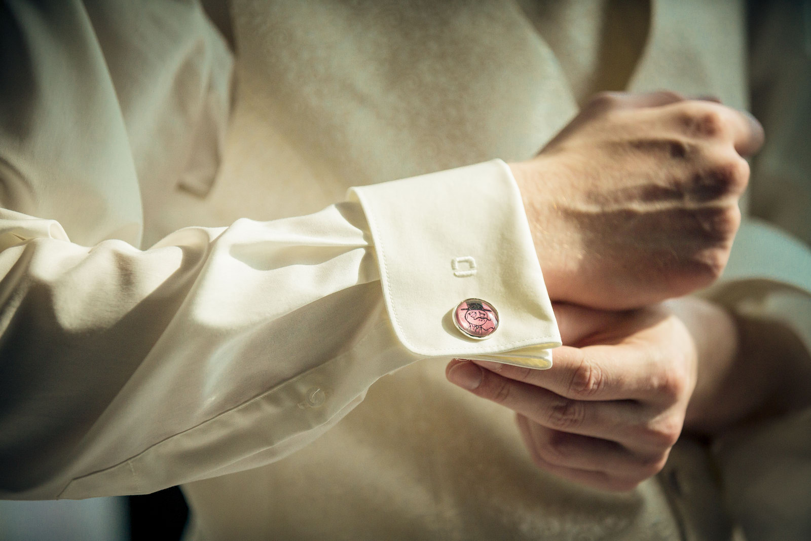 Detailfoto Manchettenknopf