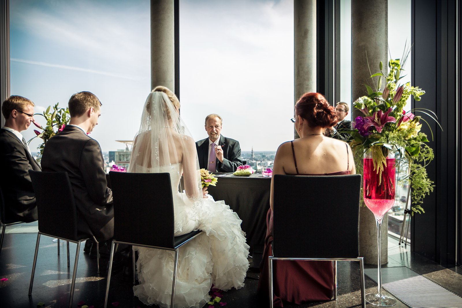 Standesamtliche Trauung Hochzeitsreportage im 20 Up Hamburg