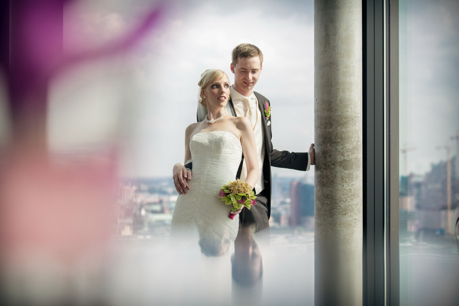 Hochzeitsportraits im 20UP Hamburg
