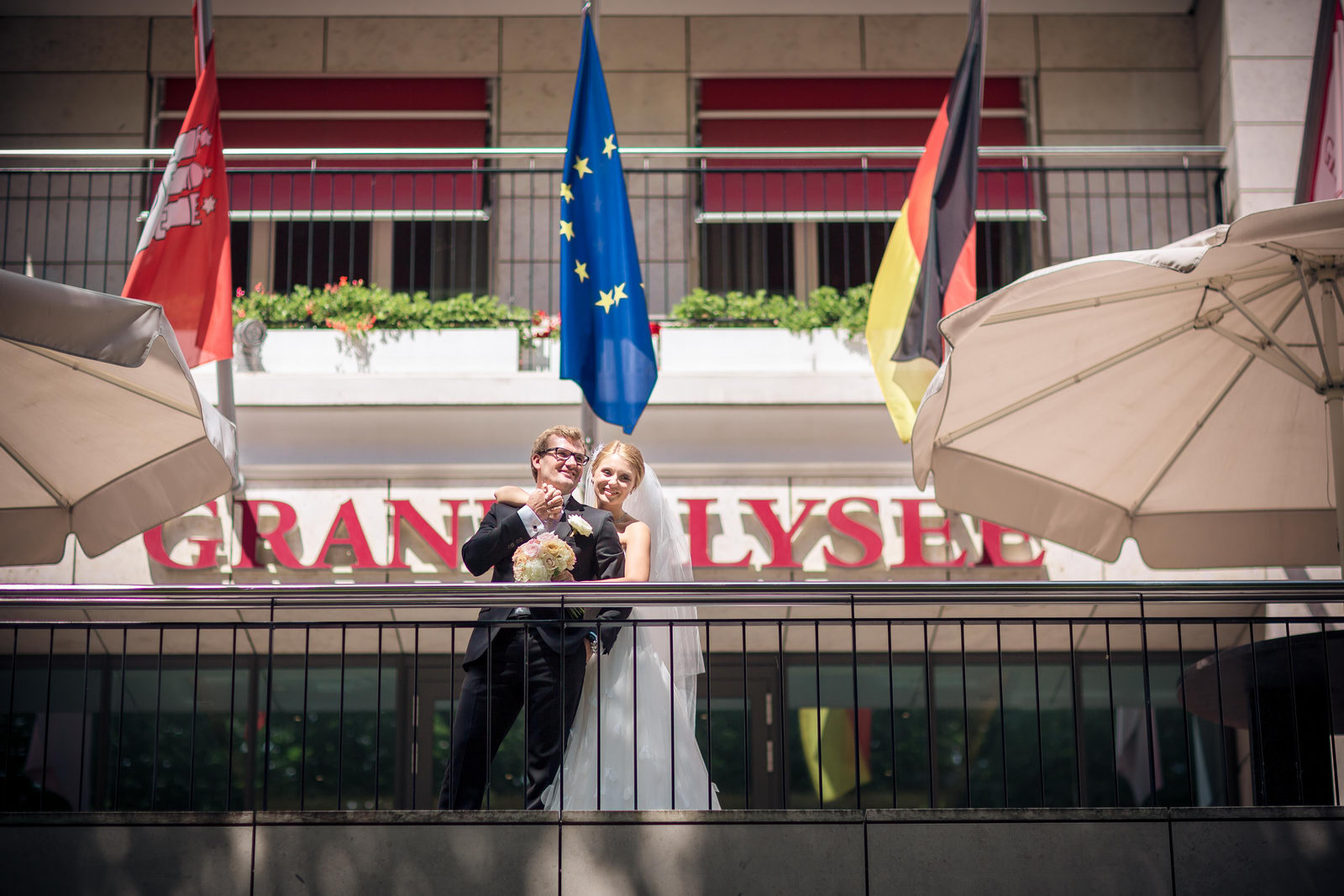 Hochzeit Fotos am Grand Elysee Hotel in Hamburg
