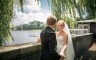 Hochzeitsfotos in der Nähe von Krugkoppelbrücke, Hamburg