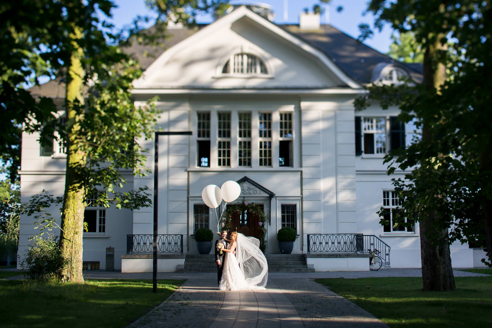 Hochzeitsfotos Villa im Heine Park Hamburg