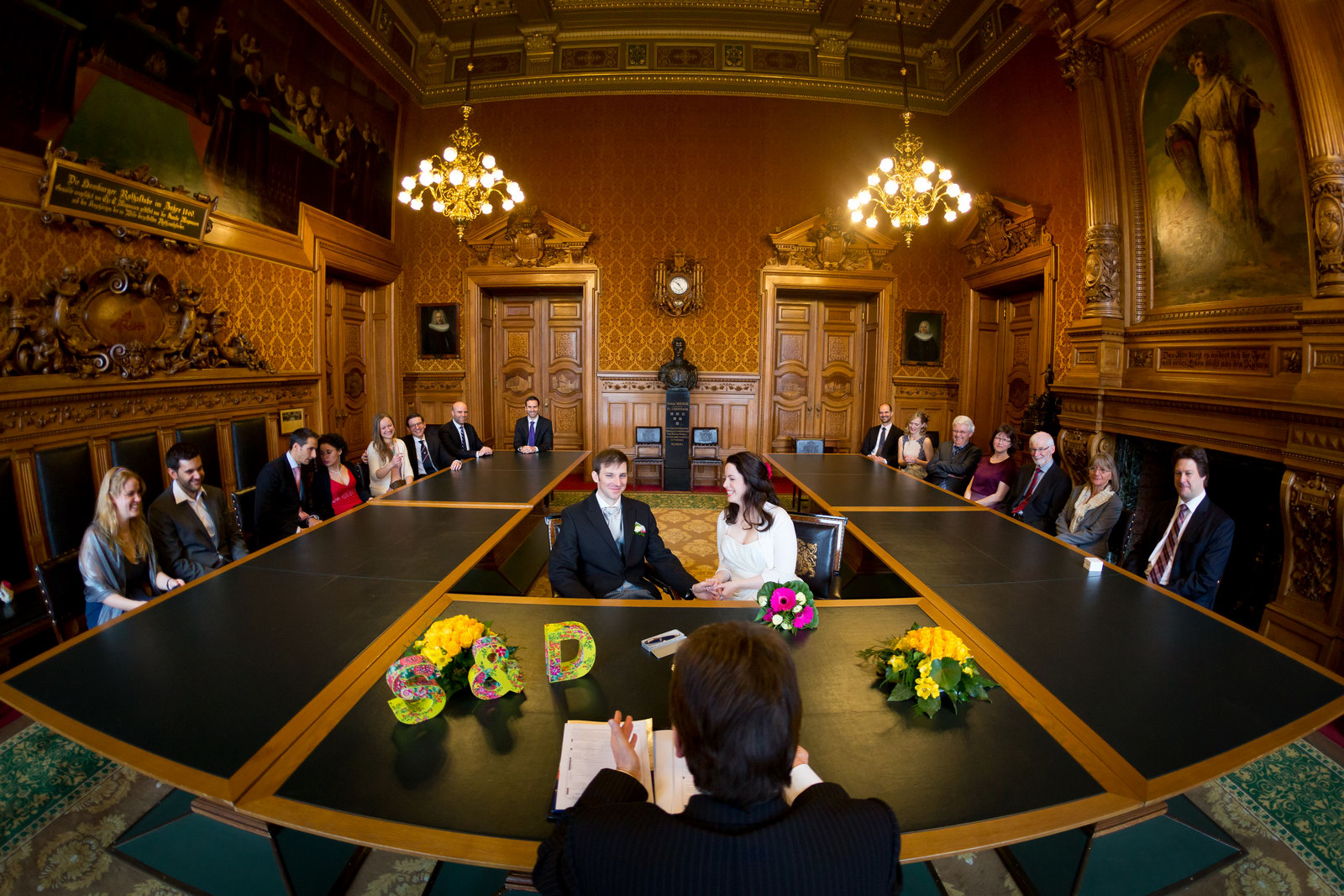 Hochzeitsfotograf Hamburg Rathaus