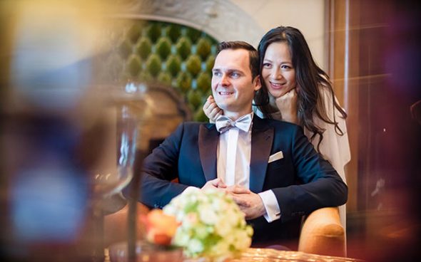 Schöne Deutsch-Chinesische Hochzeit in Hamburg. Hochzeitsfotos, Portraits und Reportage